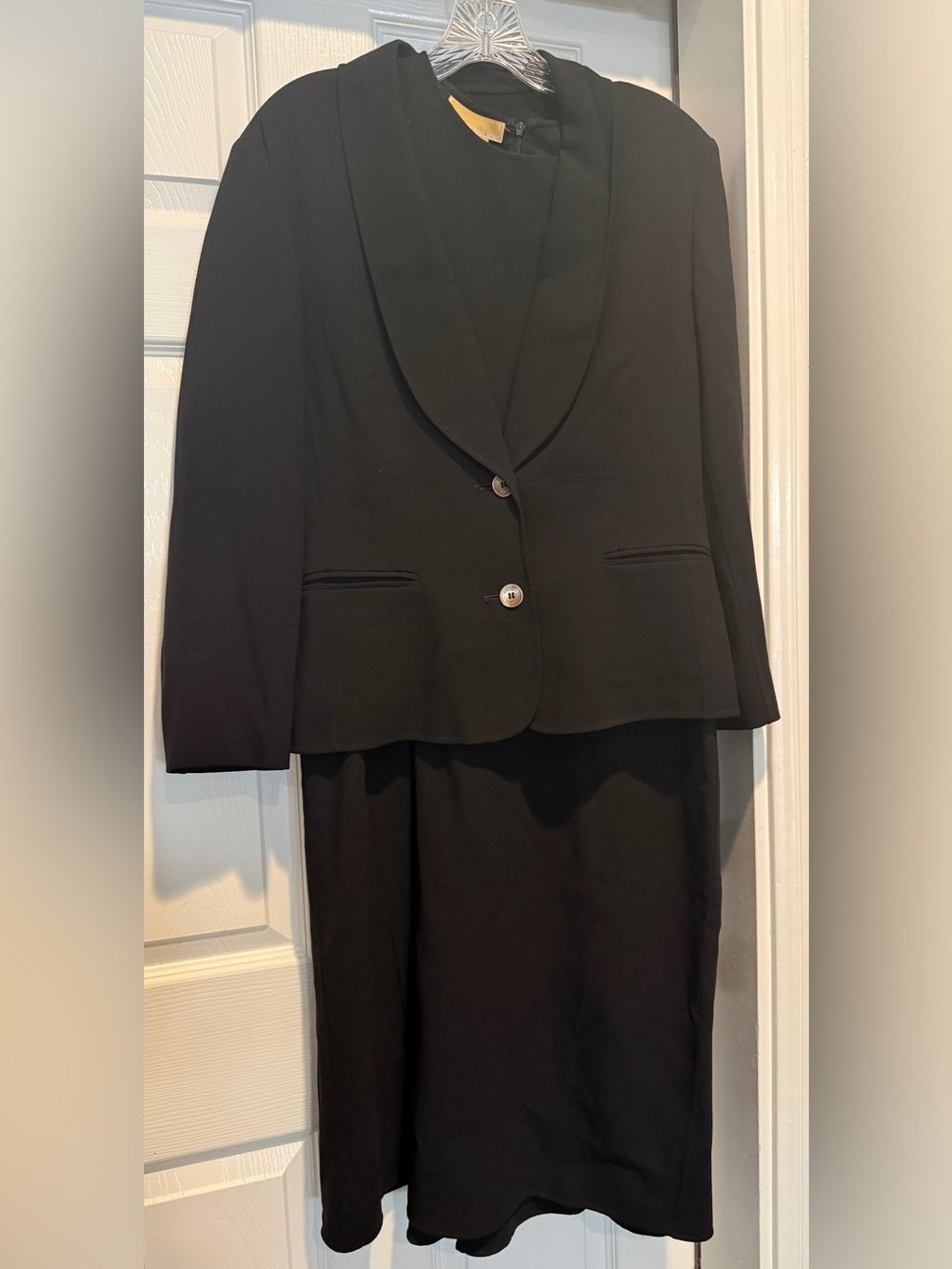 MICHAEL KORS COLLECTION Couture Black Dress Suit Set 12 🤩